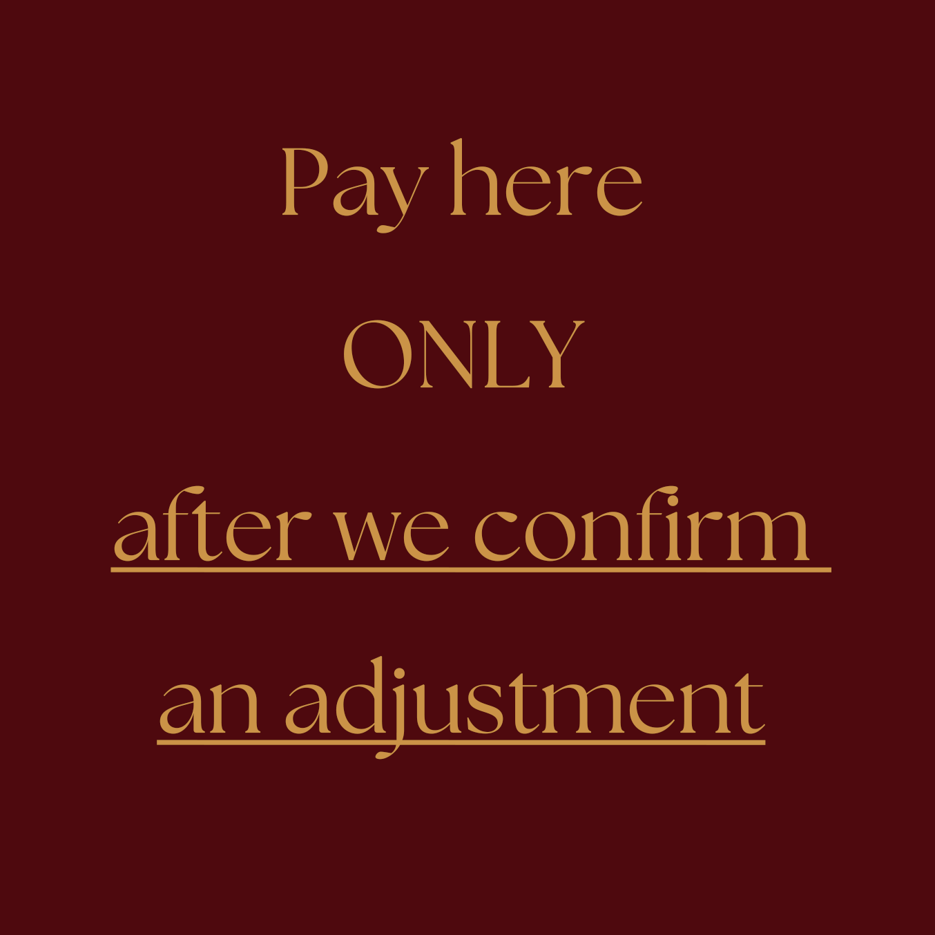 Custom Price Adjustment