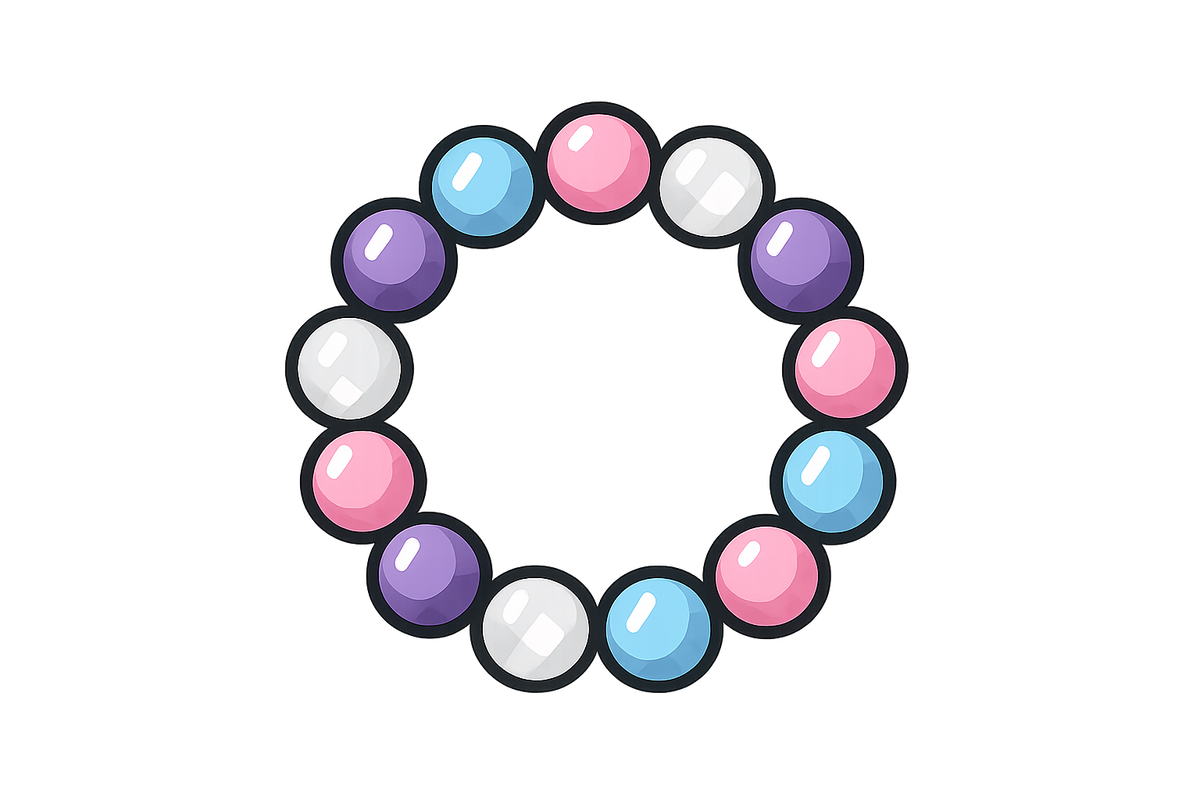 generate an icon about a bead bracelet